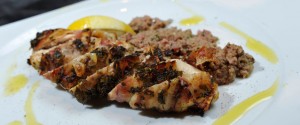guinea fowl in peverada sauce